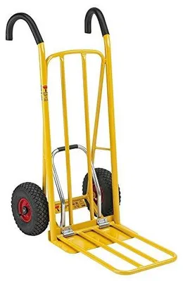Produktbild von Sackkarre 250 kg, klappbarer Ladebügel, Trittmechanismus, Luftreifen, Softgriff