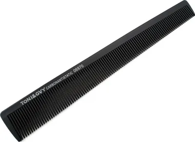 Image de Peigne de coiffure en carbone T&G 7 noir