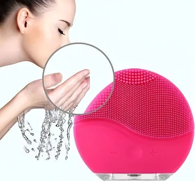 Immagine prodotto di Spazzola elettrica per la pulizia e il massaggio del viso, spazzola per la pulizia profonda sotto la doccia, massaggiatore portatile per il viso, ricaricabile via USB - STARGLO