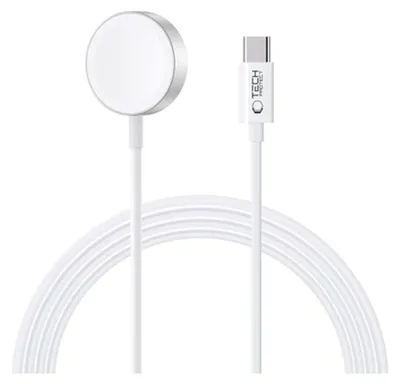 Produktbild von Tech-Protect Ultraboost Magnetisches Ladekabel Typ-C 120 Cm Apple Watch Weiss