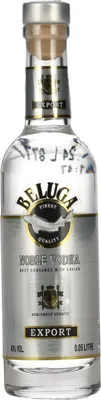 Image de Beluga Noble Vodka EXPORT Montenegro 40% Vol. 0,05l