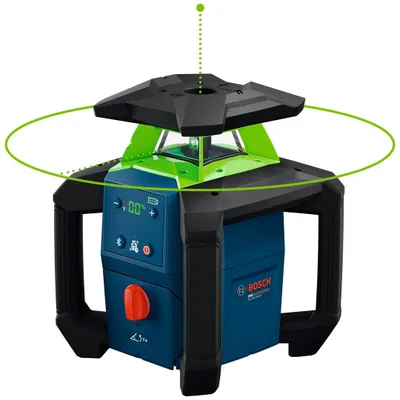 Produktbild von Bosch Professional Bosch Rotationslaser GRL18V-4-34CVG, 1 x Akku ProCORE18V 4 Ah in L-BOXX