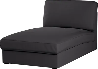 Produktbild von Dekoria Bezug für Kivik Recamiere Sofa, anthrazit, Bezug für Kivik Recamiere