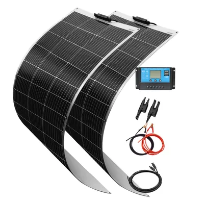 Obrázek produktu pro Flexibilní solární panel, výkon 120W, napětí 12V, vysoká účinnost, 240W solární sada