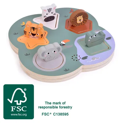 Zdjęcie produktu dla Small foot Safari, 5 szt., Animals, 1 lat(a)