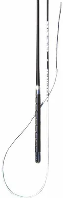 Produktbild von Fahrpeitsche Bogenpeitsche, 140 cm mit Lederhandgriff schwarz