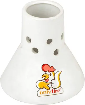 Productafbeelding van Keramische Bier Kan Kip Houder voor Grill - Smaak Containers - Rechtopstaande Kip Roaster Rack bbq accessoires