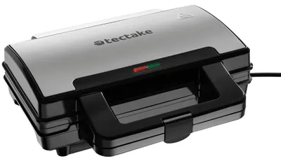 Image de Appareil à sandwichs en aluminium SK1000W, revêtement antiadhésif - argent