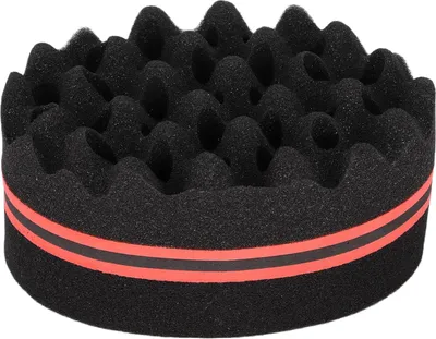 Produktbild von Haarkrullspons Große Löcher Schwamm Bürste Dreads Verriegelung Afro Coil Kamm Pflege Werkzeug Twist Wave Curl Kamm für Männer.