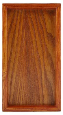 Produktbild von Rechteckiges Teetablett aus Holz, Serviertisch, Teller, Snacks, Lebensmittelaufbewahrung, für das Zuhause im Hotel (22 x 12 cm)