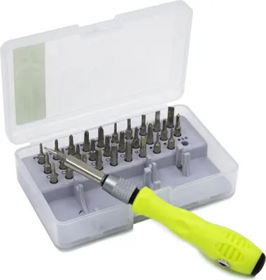 Produktbild von MMOBIEL Professionelles Schraubendreher Reparatur Set 32 in 1 mit 30 Bits