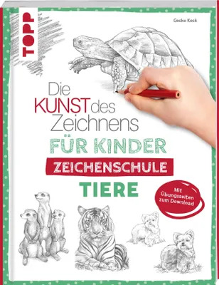 Produktbild von Die Kunst des Zeichnens für Kinder Zeichenschule - Tiere