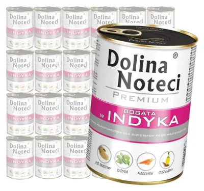 Produktbild von Dolina Noteci Premium Nassfutter für Hunde, reich an Putenfleisch, 24 x 400 g
