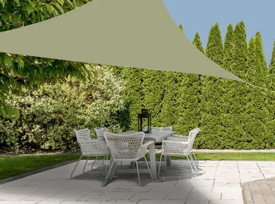 Produktbild von Ambiance schaduwdoek driehoek 3 x 3 x 3 m groen