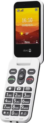 Image de Doro Leva L21 7,11 cm (2,8") 132 g Noir, blanc Téléphone à fonctions multiples