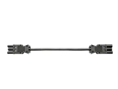 Obrázok produktu pre BACHMANN Geräteverlängerung GST18-3 Stecker/Kupplung, schwarz, 2,0 m