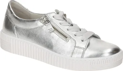 Immagine prodotto di Gabor 83.334 Scarpe da donna - Scarpe basse - Sneaker argento Tempo libero NUOVO