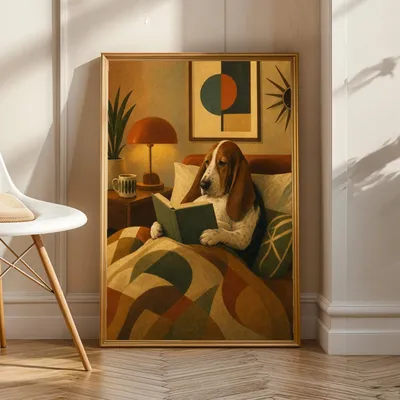 Basset Hound, Hundeposter, Produktansicht 1