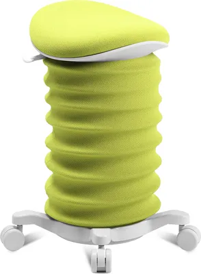 Produktbild von Topstar Sitness 4D mit Rollen apfelgrün/papyrus ergonomischer Sitzhocker, Aktivhocker gegen Rückenschmerzen