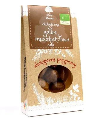 GAŁKA MUSZKATOŁOWA CAŁA BIO 30 g - DARY NATURY