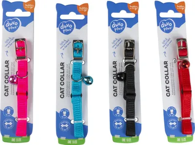 Productafbeelding van Duvo+ Kattenhalsband Uni 2 Nylon 20-30cm / 10mm