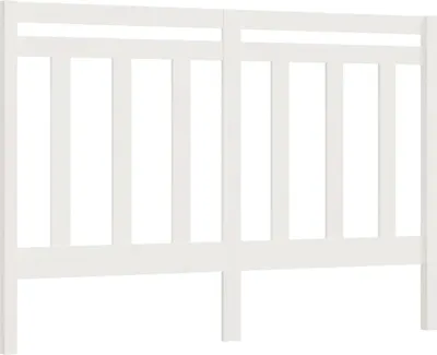 Obrázok produktu pre vidaXL Čelo postele biele 156x4x100 cm Masívne borovicové drevo