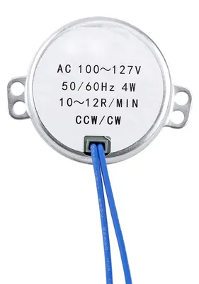 Image de 1 moteur synchrone AC 100-127 V 4 W 50/60 Hz Réducteur CCW/CW