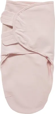 Produktbild von Baby Pucksack - 0-3 Monate - Pucktuch Swaddle für Neugeborene - 100 % Baumwolle -   - weicher Schlafkomfort - atmungsaktiv & feuchtigkeitsabsorbierend - Uni - Hellrosa