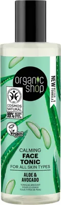Zdjęcie produktu dla Organik Shop Tonik Do Twarzy Awokado & Aloes - Nawilajcy I agodzcy