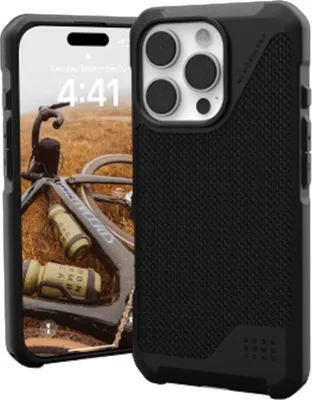 Produktbild von Urban Armor Gear Metropolis LT, Cover, Apple, iPhone 16 Pro, 16 cm (6.3"), Schwarz