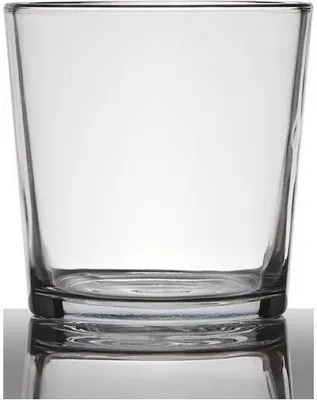 Produktbild von Teelichthalter CONNER konisch H. 8,5cm D. 10cm transparent rund Glas Hakbijl
