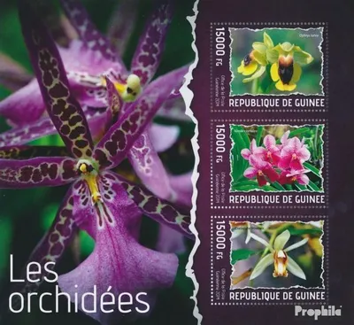 Produktbild von Briefmarken Guinea 2014 Mi 10255-10257 Kleinbogen (kompl. Ausgabe) postfrisch Orchideen
