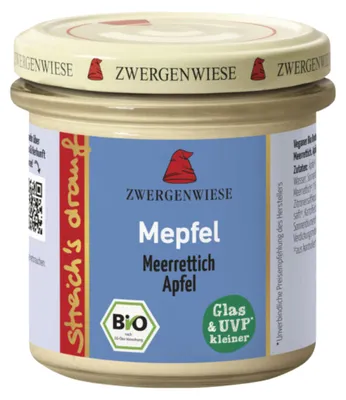 Produktbild von Zwergenwiese streich's drauf Mepfel 6x135g