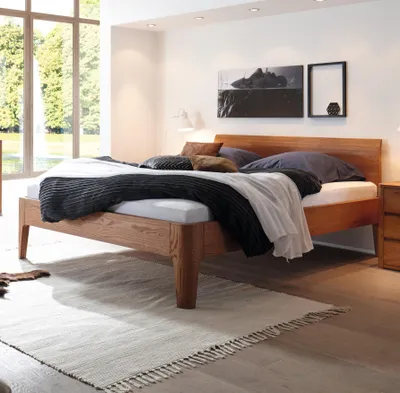 Produktbild von HASENA Komfortbett Lisiano 30 extra hoch Eiche cognac 90x200