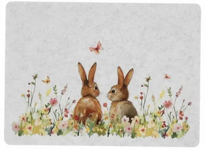 Produktbild von Filz Platzdeckchen - Wiederverwendbare Dekorative Untersetzer für Ostern