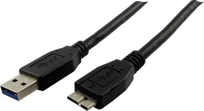 Produktbild von Schwaiger USB 3.0 Anschlusskabel Micro 3m