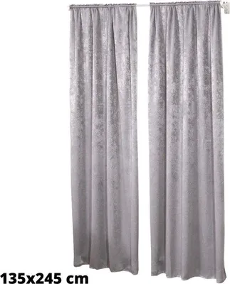 Immagine prodotto di Tende oscuranti in poliestere 135x245 cm, grigio chiaro