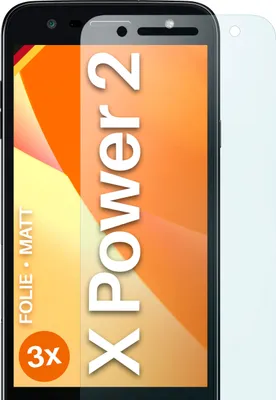 Produktbild von moex® 3x Schutzfolie kompatibel mit LG X Power 2 - Displayschutzfolie Anti Reflex Folie, Matt