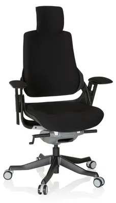 Bürostuhl SPEKTRE, Stoff, schwarz, ergonomisch, höhenverstellbar