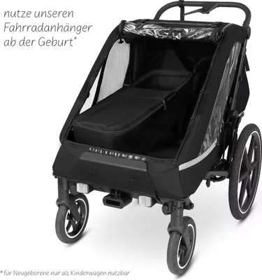 ABC Design Neugeboreneneinsatz für Fahrradanhänger TOUR - INK