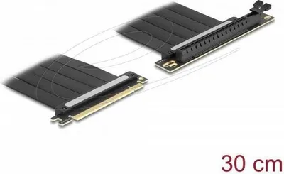 Obrázek produktu pro DeLOCK 81509, PCIe, PCIe, Muži, Černá, 0,3 m, 1 kusů