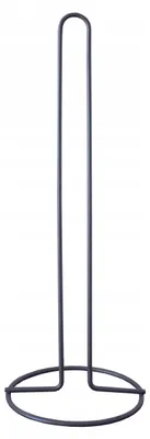Productafbeelding van SEPIO Toiletrolhouder, staand, zwart, voor de badkamer, 43x15x15 cm