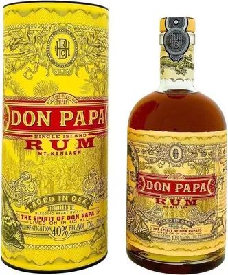 Produktbild von Don Papa 7 Years Old Single Island Rum 40% Vol. 0,7l in Geschenkbox