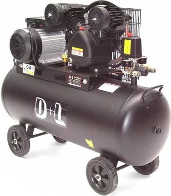 Produktbild von Druckluft Kompressor Kolbenkompressor 44315 V-Zylinder Kessel 100 Liter 10 bar