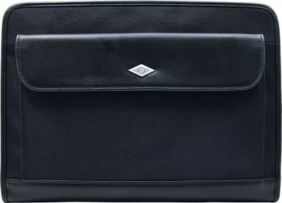 Produktbild von Wedo 58 5101, Leder, Nylon, Schwarz, A5, 2 Taschen, Visitenkarte, 263 mm