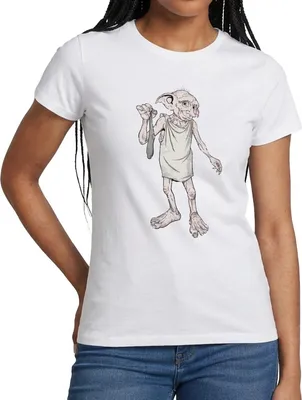 Produktbild von Spreadshirt Harry Potter Dobbys Geschenk Frauen T-Shirt, L, Weiß