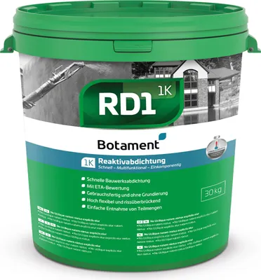 Zdjęcie produktu dla Botament RD 1 Uniwersalna wielofunkcyjna reaktywna hydroizolacja 30 kg