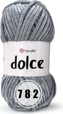 Produktbild von YarnArt Dolce 782 grau