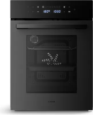 Produktbild von Klarstein Velaire Einbaubackofen 45 cm - 49L, 10 Betriebsmodi, A, Touch-Steuerung, Timer, Kindersicherung, Einbauofen ohne Kochfeld