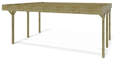 Produktbild von Carport Garagendach 6.06x5.03 m - 30.48 m2